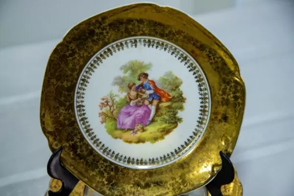 Jogo de xícaras para chá, porcelana Mauá década 1950 - Image 3