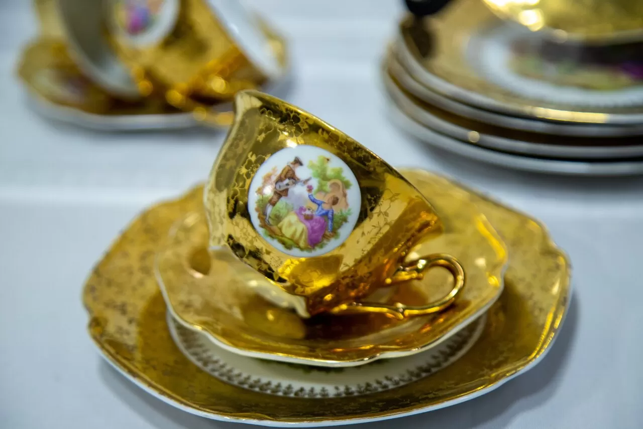 Jogo de xícaras para chá, porcelana Mauá década 1950 - Image 6