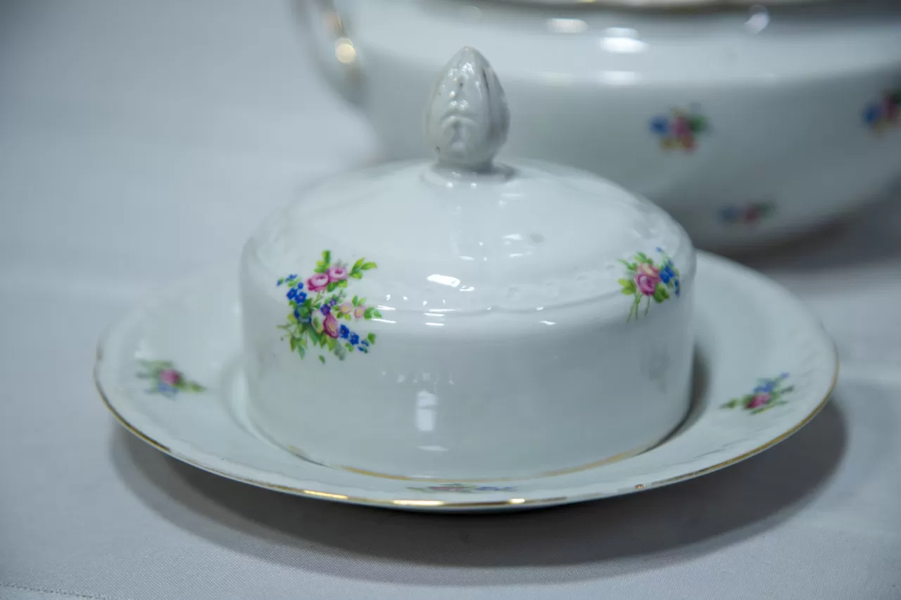 Jogo de porcelana Checoslováquia Floral - Image 2