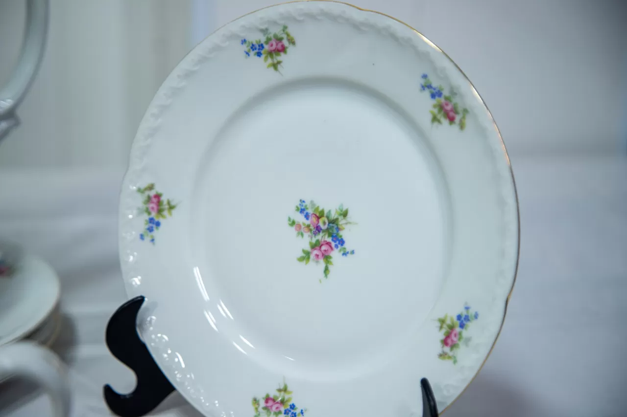 Jogo de porcelana Checoslováquia Floral - Image 5