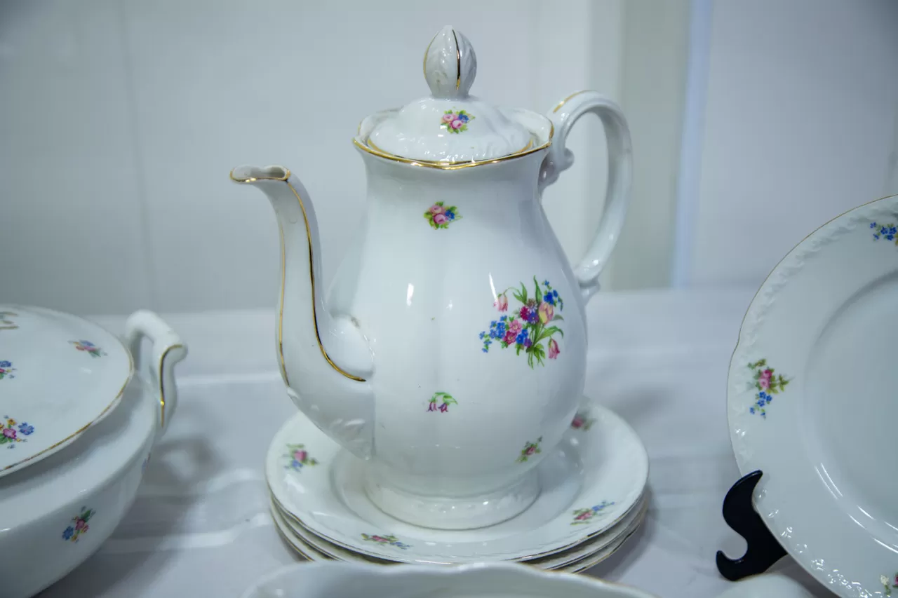 Jogo de porcelana Checoslováquia Floral - Image 7