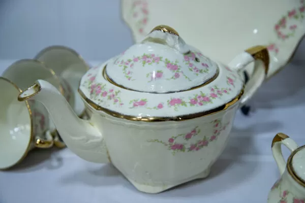 Jogo de chá de porcelana 19 peças - Image 2
