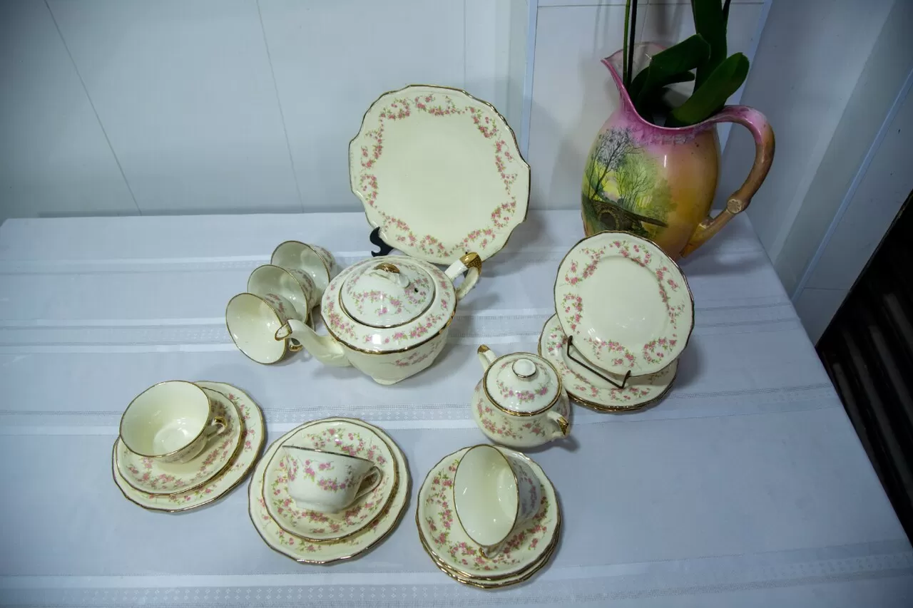 Jogo de chá de porcelana 19 peças - Image 6