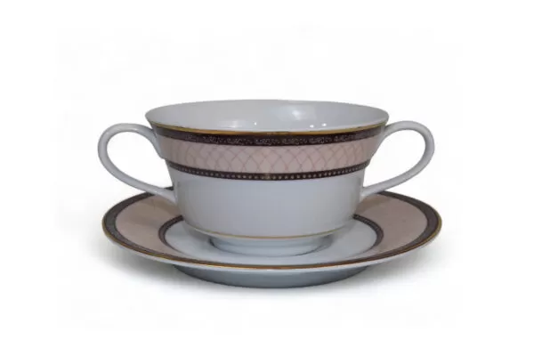 Antiga Xícara Consume Porcelana Schimidt Gold dec1227