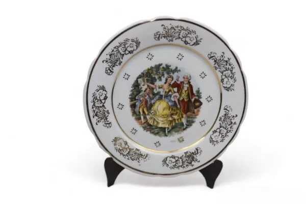 Prato de decoração para parede da Porcelana Real S.Paulo